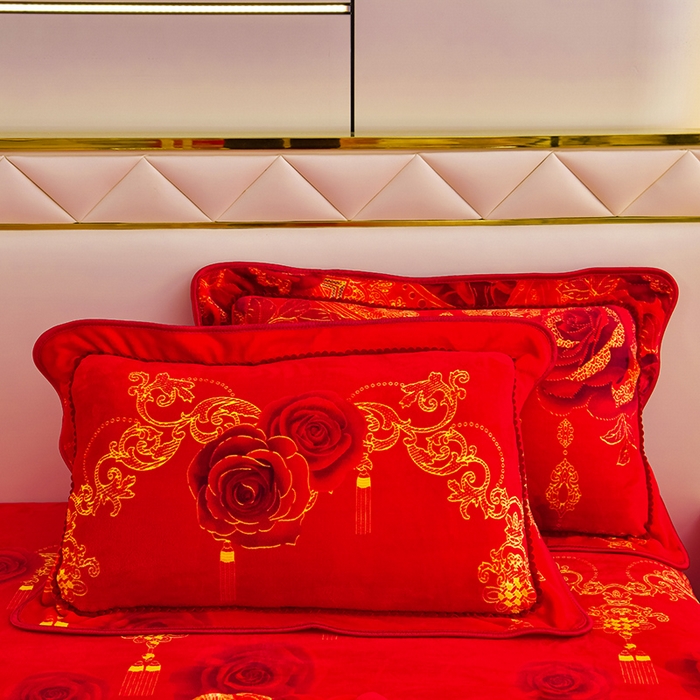 91家纺网 家纺一手货源 找家纺 （总）绒品荟家纺 2025新款加厚牛奶绒系列枕套一对