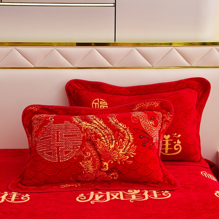 91家纺网 家纺一手货源 找家纺 （总）绒品荟家纺 2025新款加厚牛奶绒系列枕套一对