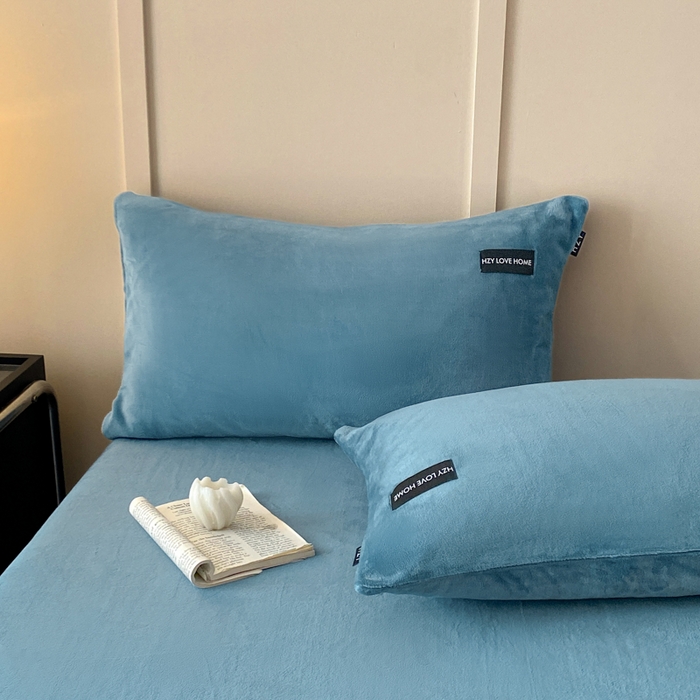 91家纺网 家纺一手货源 找家纺 （总）鸿织源家纺 2025新款贴标系列牛奶绒四件套