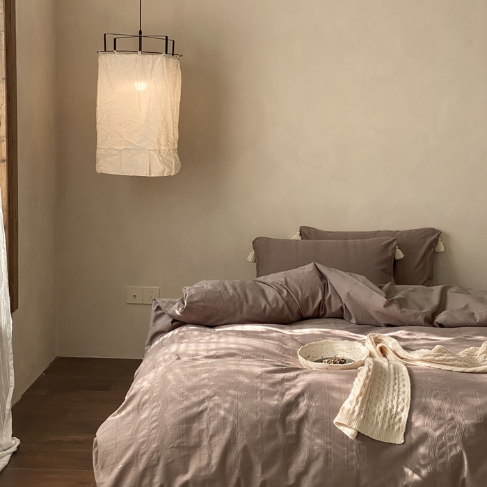 91家纺网 家纺一手货源 找家纺 玉宇阁家居 2025新款色织空气全棉纯棉大提花磨毛四件套(流苏款) 流苏款-海盐可丽露