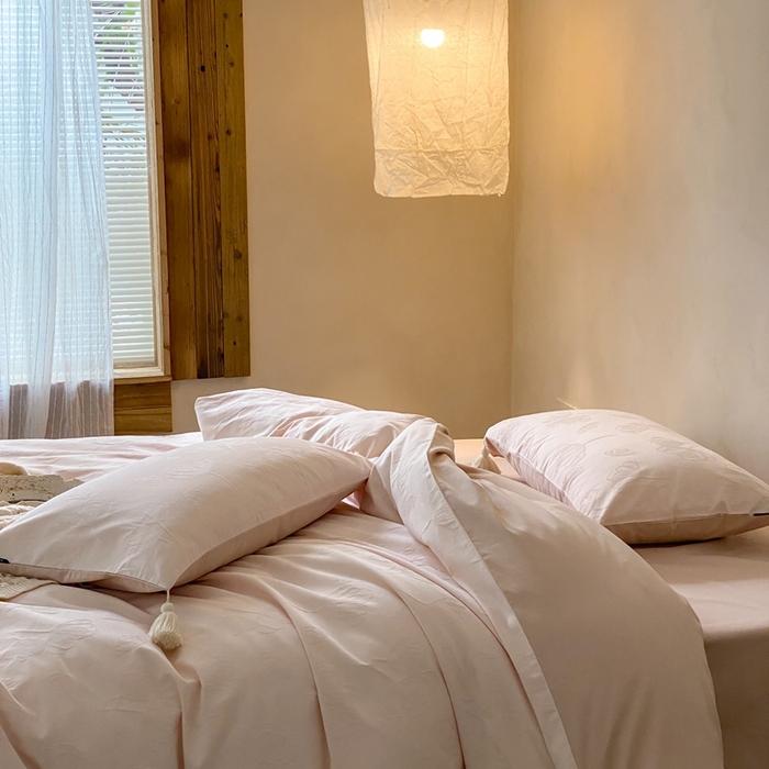 91家纺网 家纺一手货源 找家纺 玉宇阁家居 2025新款色织空气全棉纯棉大提花磨毛四件套(流苏款) 流苏款-山上桃桃