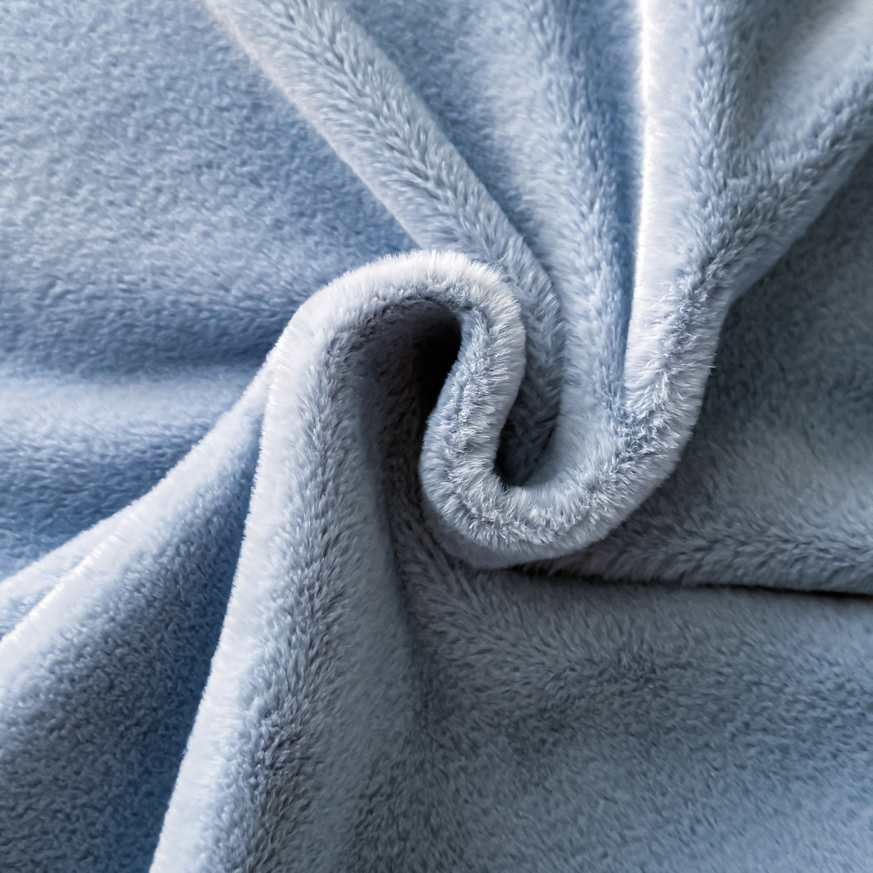 91家纺网 家纺一手货源 找家纺 乐坊 2025新款A类雪貂绒四件套 宾利蓝