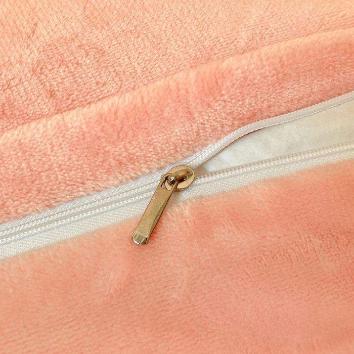 91家纺网 家纺一手货源 找家纺 鸿织源家纺 2025新款贴标系列牛奶绒四件套 粉玉