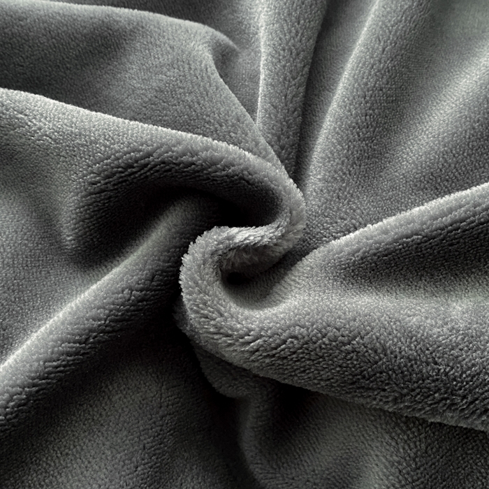 91家纺网 家纺一手货源 找家纺 鸿织源家纺 2025新款贴标系列牛奶绒四件套 石墨灰