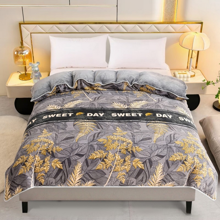 91家纺网 家纺一手货源 找家纺 （总）绒品荟家纺 2025新款加厚牛奶绒单被套金貂绒法莱绒冬季法兰绒高克重被罩