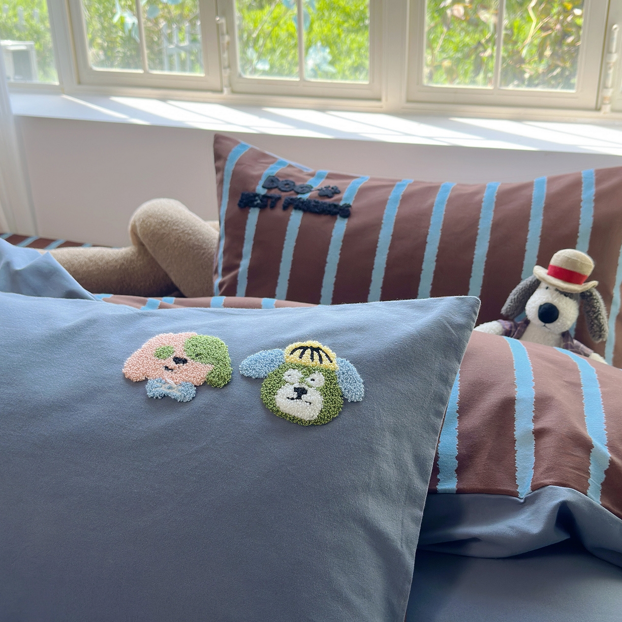 91家纺网 家纺一手货源 找家纺 （总）怡家居 2025新款全棉纯棉磨毛绣花四件套-普通款