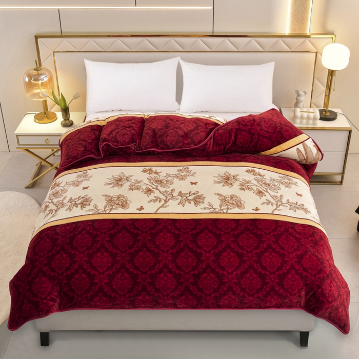 绒品荟家纺 2025新款加厚牛奶绒单被套金貂绒法莱绒冬季法兰绒高克重被罩 潘多拉