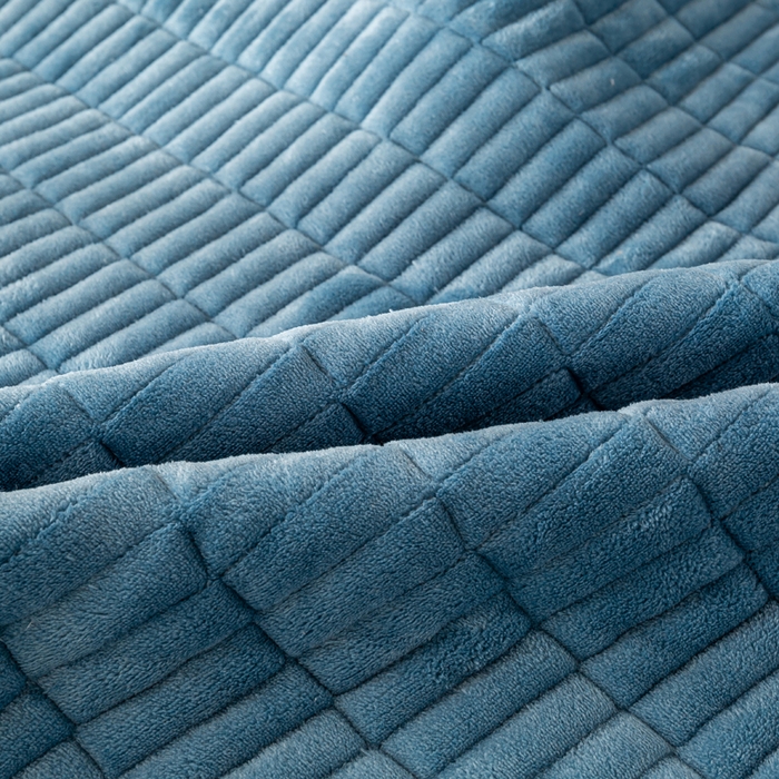 91家纺网 家纺一手货源 找家纺 梦初语 2025新款纯色牛奶绒贴布绣床垫褥冬季加绒加厚防滑学生宿舍 -直播爆款（面料17 猫咪-兰