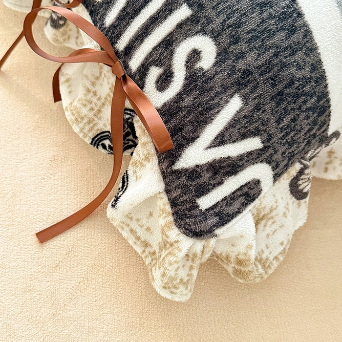 91家纺网 家纺一手货源 找家纺 韩约 2025新款韩式蝴蝶结牛奶绒床单款四件套 锦蝶