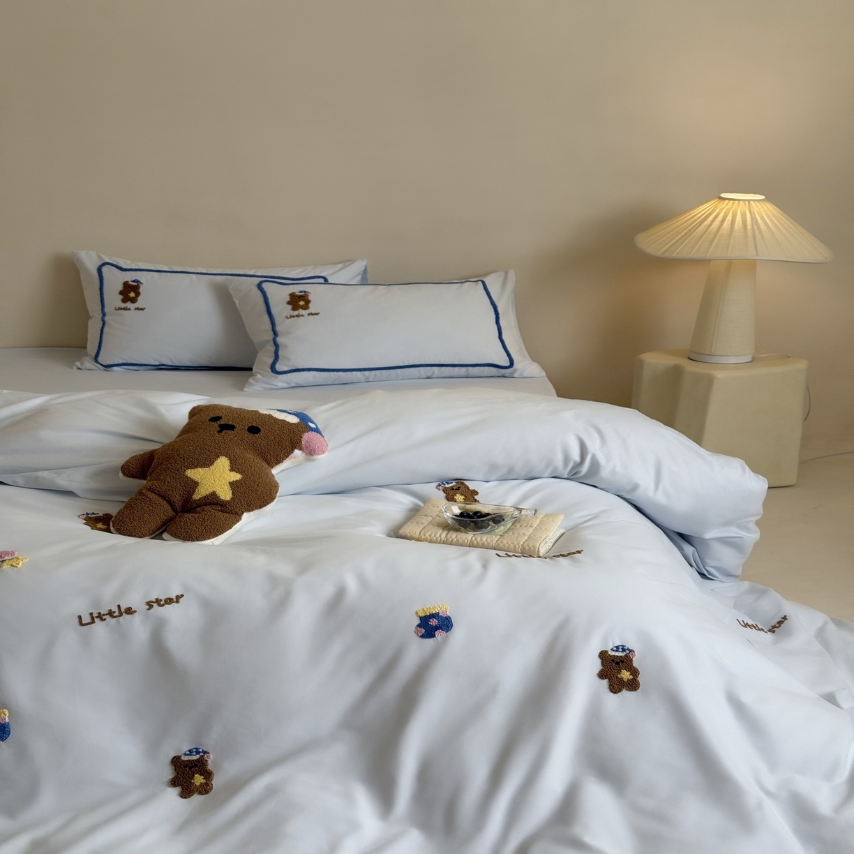 91家纺网 家纺一手货源 找家纺 （总）三味舒屋 2025新款好梦毛巾绣全棉纯棉磨毛四件套