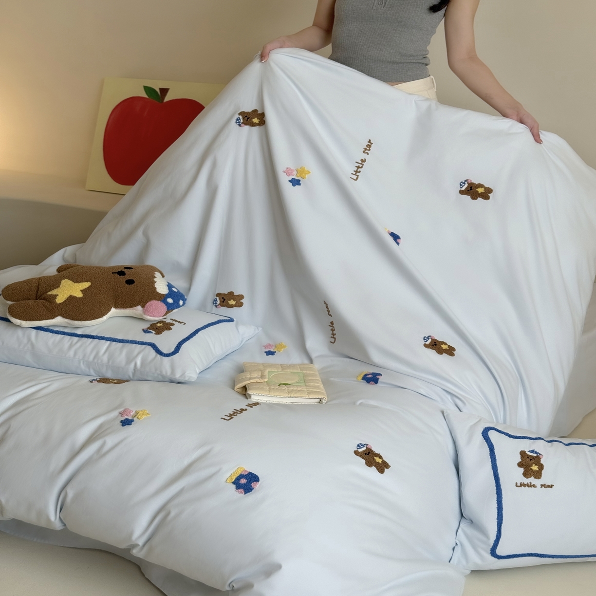 91家纺网 家纺一手货源 找家纺 （总）三味舒屋 2025新款好梦毛巾绣全棉纯棉磨毛四件套