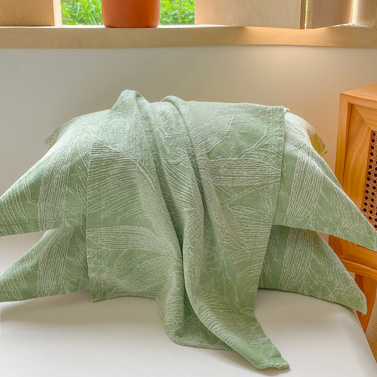 91家纺网 家纺一手货源 找家纺 （总）美宜家 2025全棉提花枕巾100棉柔软吸汗枕头巾