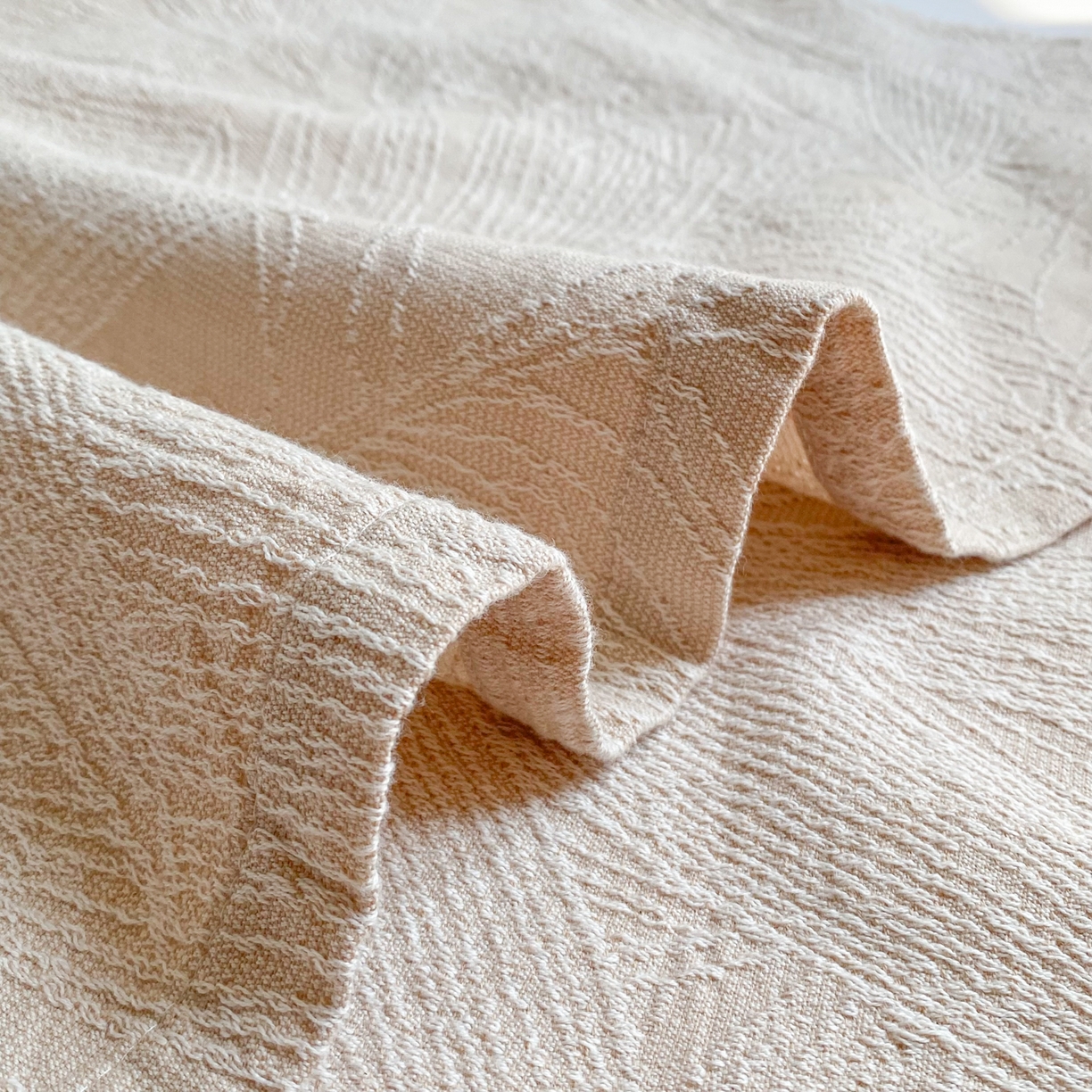 91家纺网 家纺一手货源 找家纺 美宜家 2025全棉提花枕巾100棉柔软吸汗枕头巾 锦上添花-原色 一只