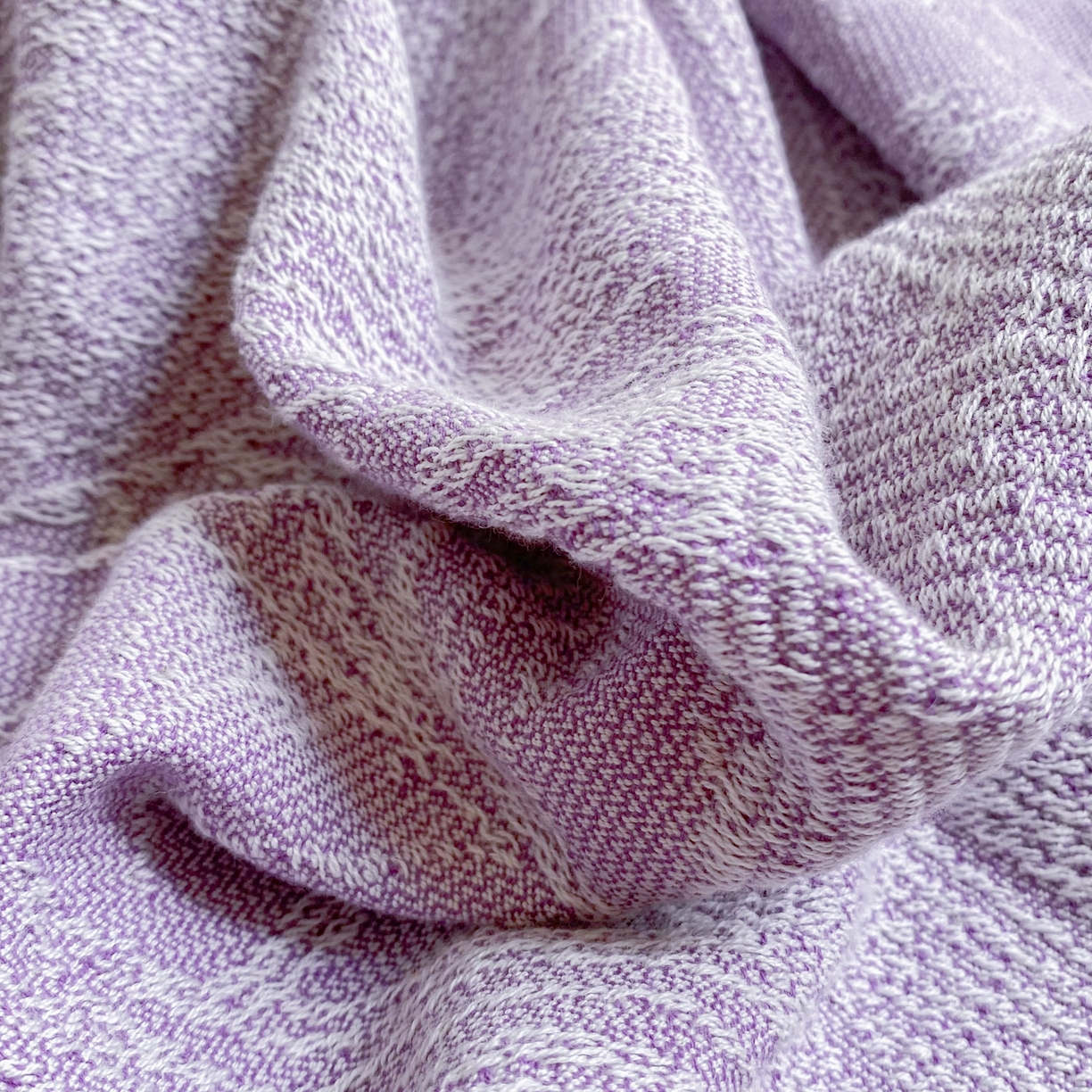 91家纺网 家纺一手货源 找家纺 美宜家 2025全棉提花枕巾100棉柔软吸汗枕头巾 锦上添花-紫 一只