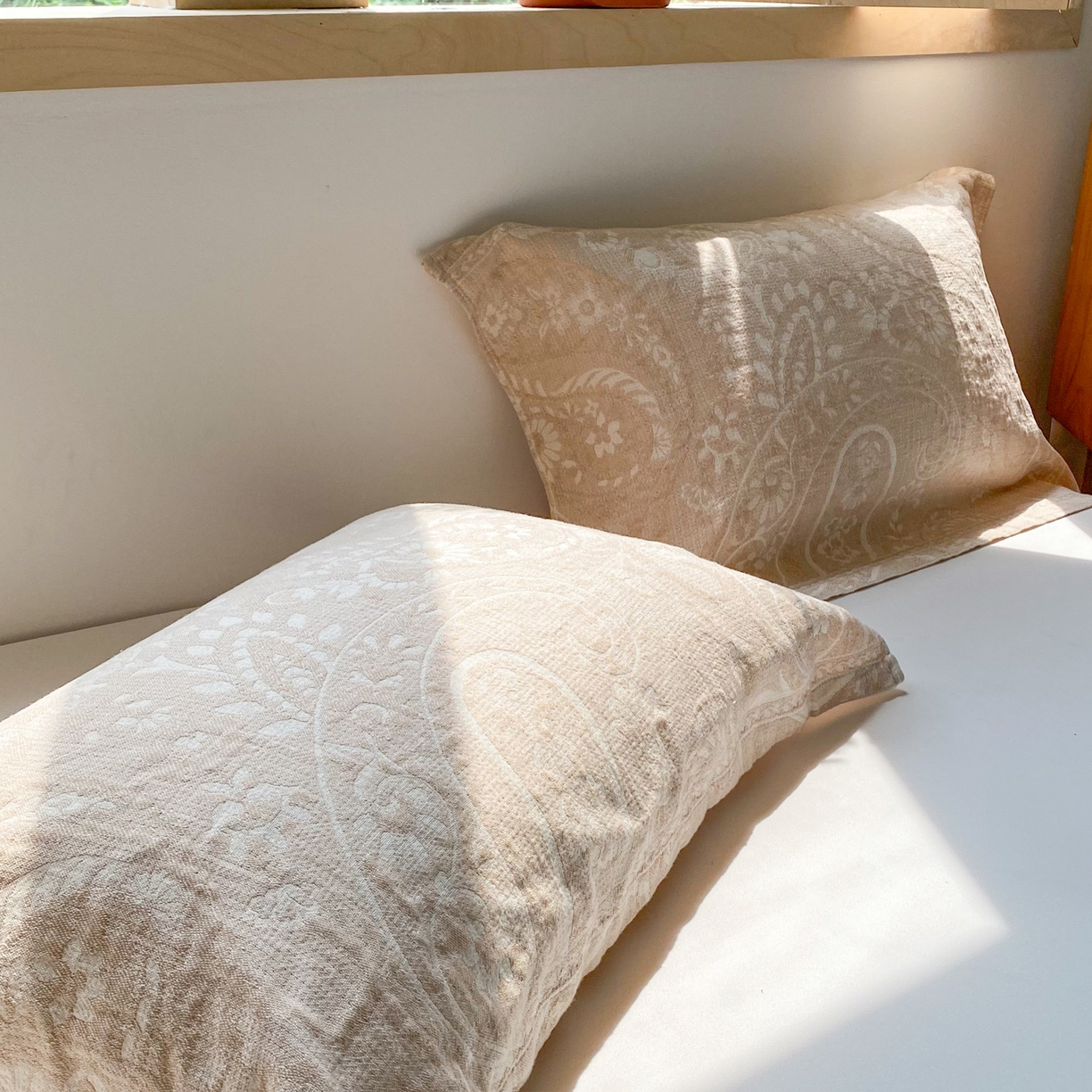 91家纺网 家纺一手货源 找家纺 美宜家 2025全棉提花枕巾100棉柔软吸汗枕头巾 年华 一只