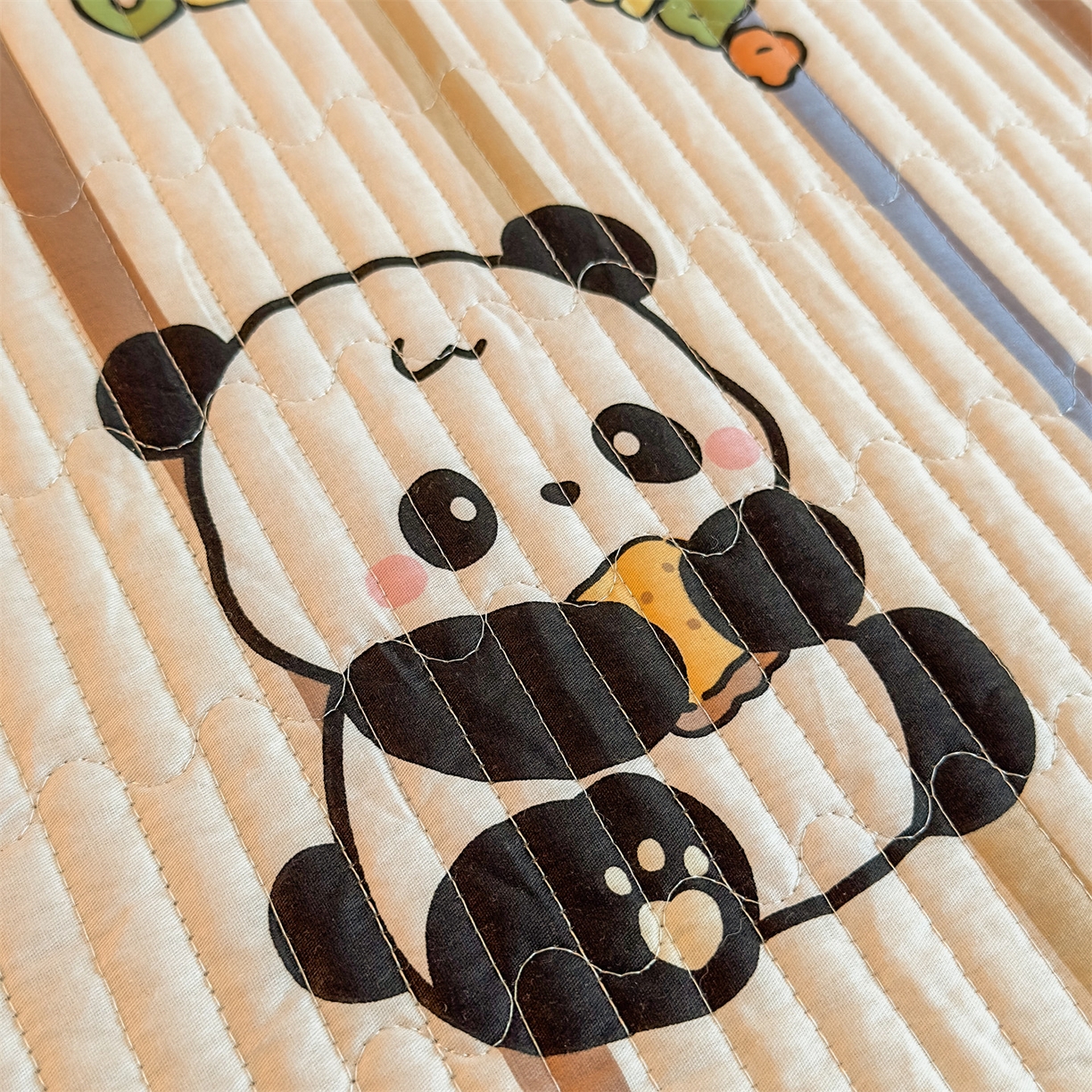 91家纺网 家纺一手货源 找家纺 恒爱家纺 2025新款全棉宝宝绒双拼床盖三件套 萌宠卫士