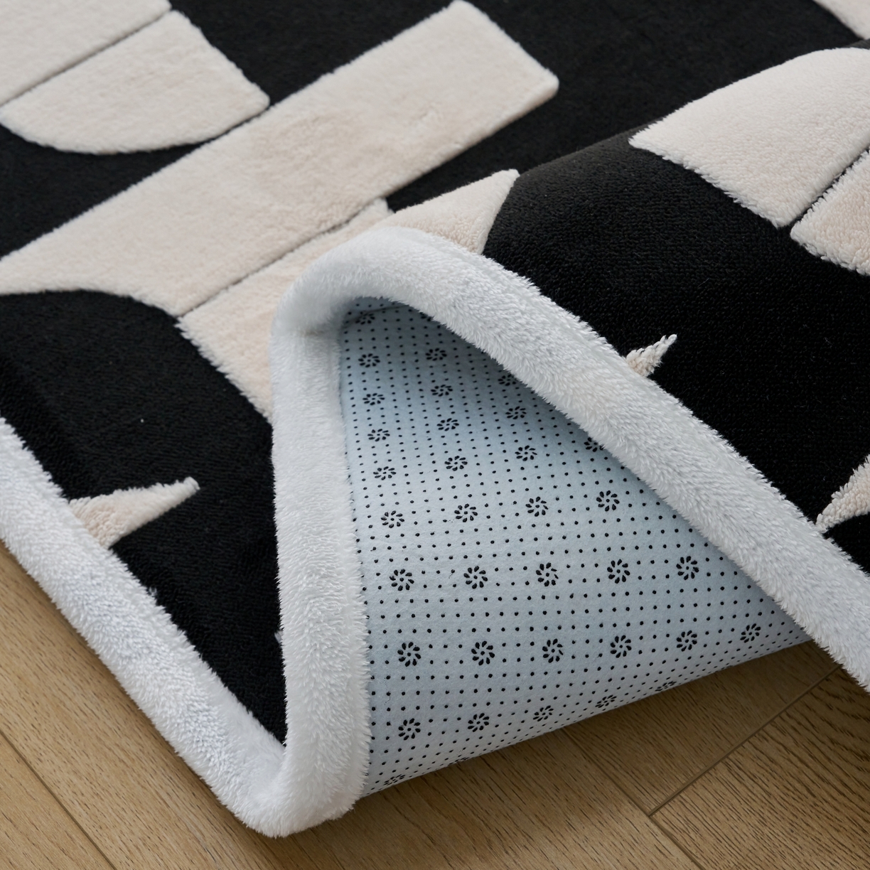 91家纺网 家纺一手货源 找家纺 航途席业 2025新款亲肤舒适地垫 留白-皓月