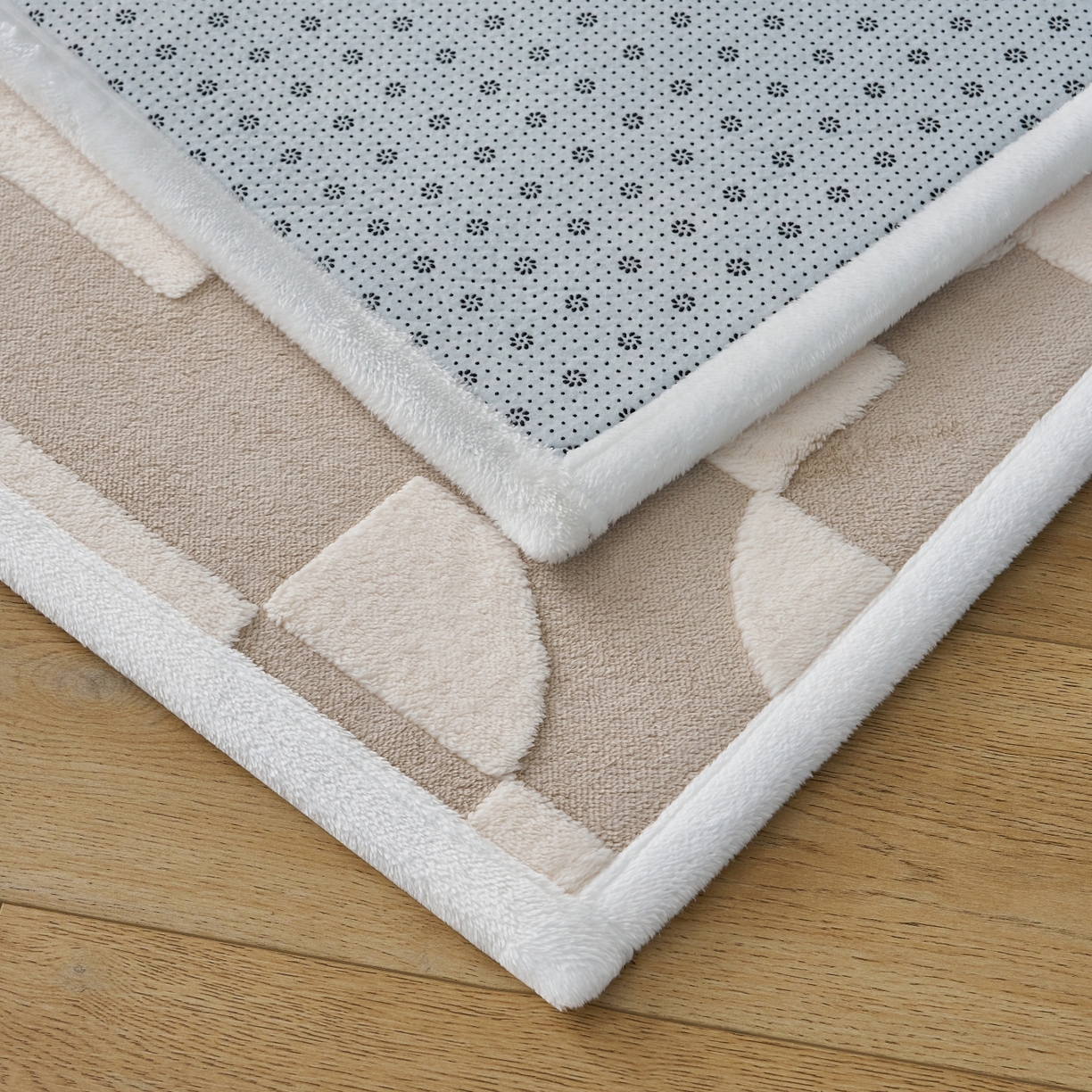 91家纺网 家纺一手货源 找家纺 航途席业 2025新款亲肤舒适地垫 留白-云咖