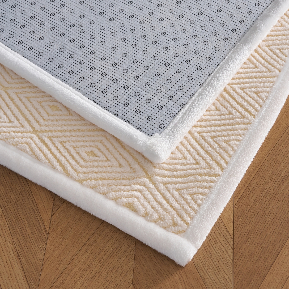 91家纺网 家纺一手货源 找家纺 航途席业 2025新款亲肤舒适地垫 梦回-暖月