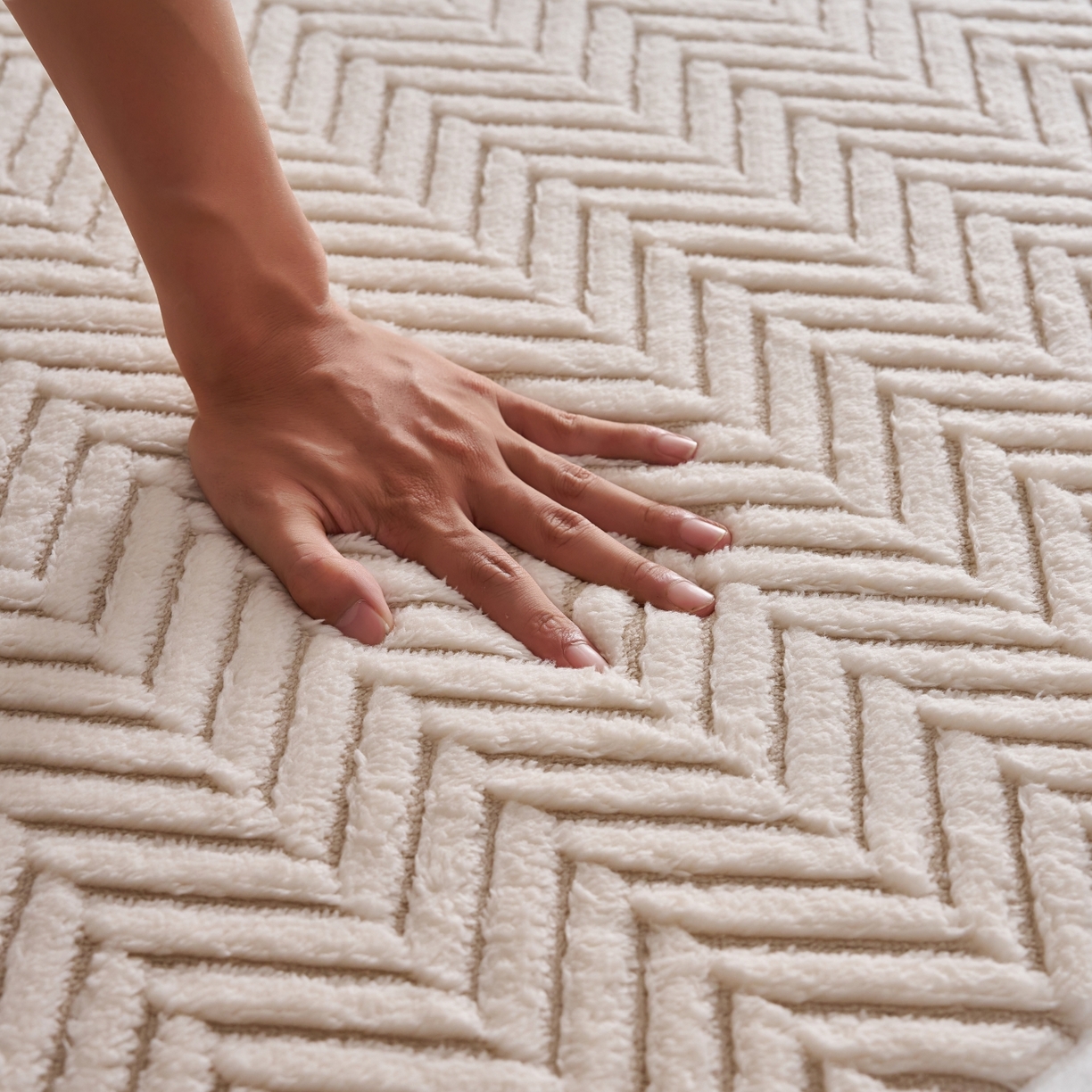 91家纺网 家纺一手货源 找家纺 航途席业 2025新款亲肤舒适地垫 莫尼-仙米