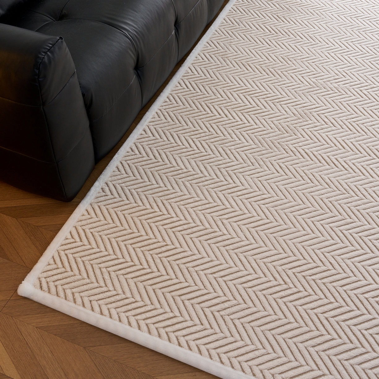 91家纺网 家纺一手货源 找家纺 航途席业 2025新款亲肤舒适地垫 莫尼-仙米