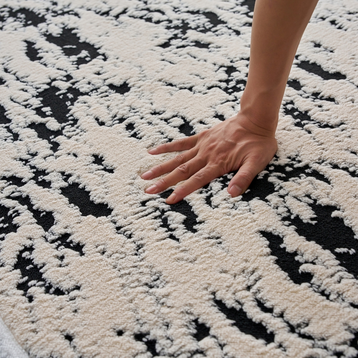 91家纺网 家纺一手货源 找家纺 航途席业 2025新款亲肤舒适地垫 银河-皓月