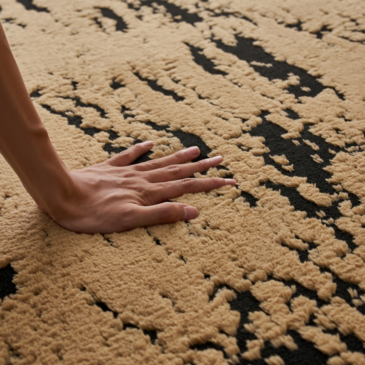 91家纺网 家纺一手货源 找家纺 航途席业 2025新款亲肤舒适地垫 银河-云咖