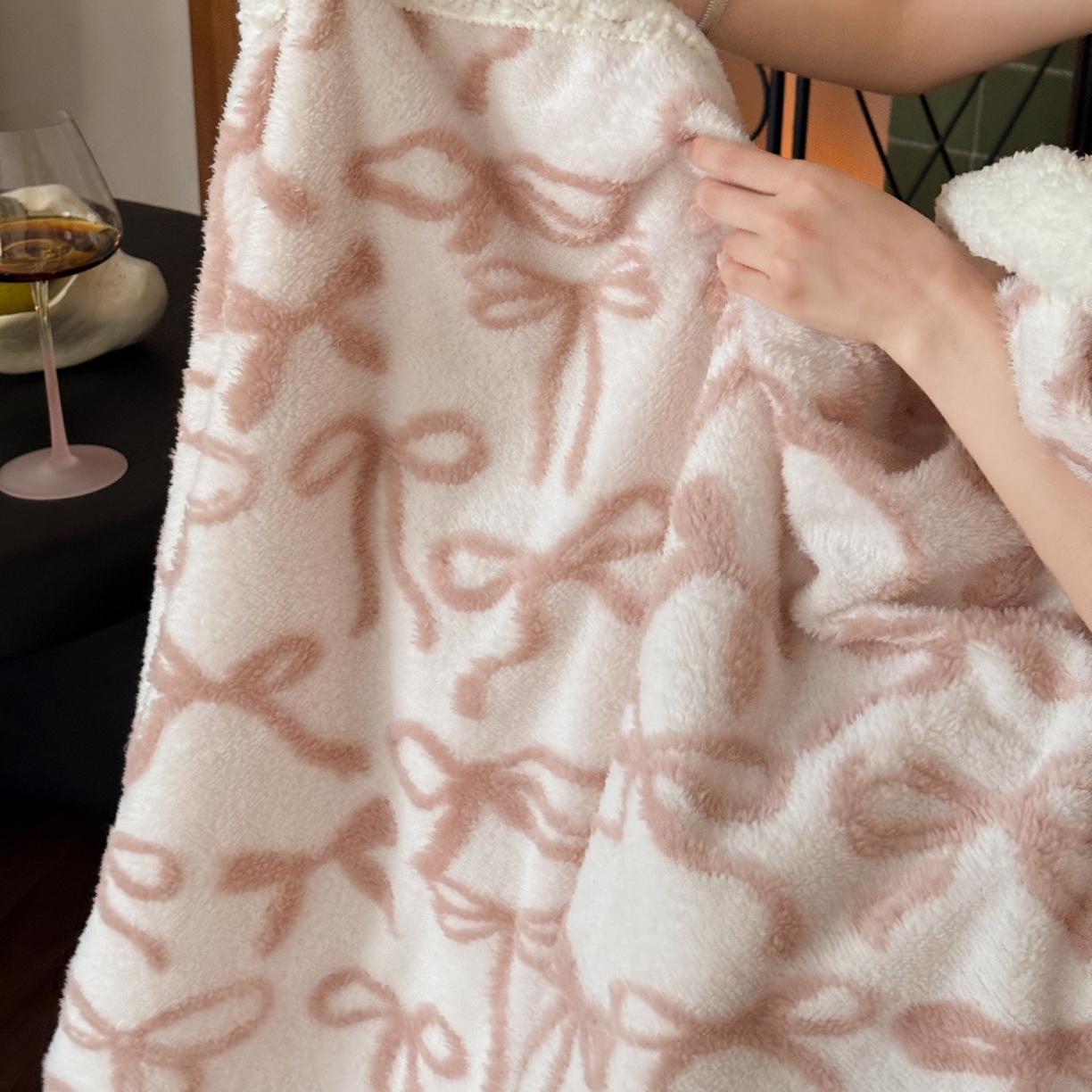 91家纺网 家纺一手货源 找家纺 （总）云栖家居 2025双层加厚单双人毛毯午休毯立体提花羊羔绒盖毯