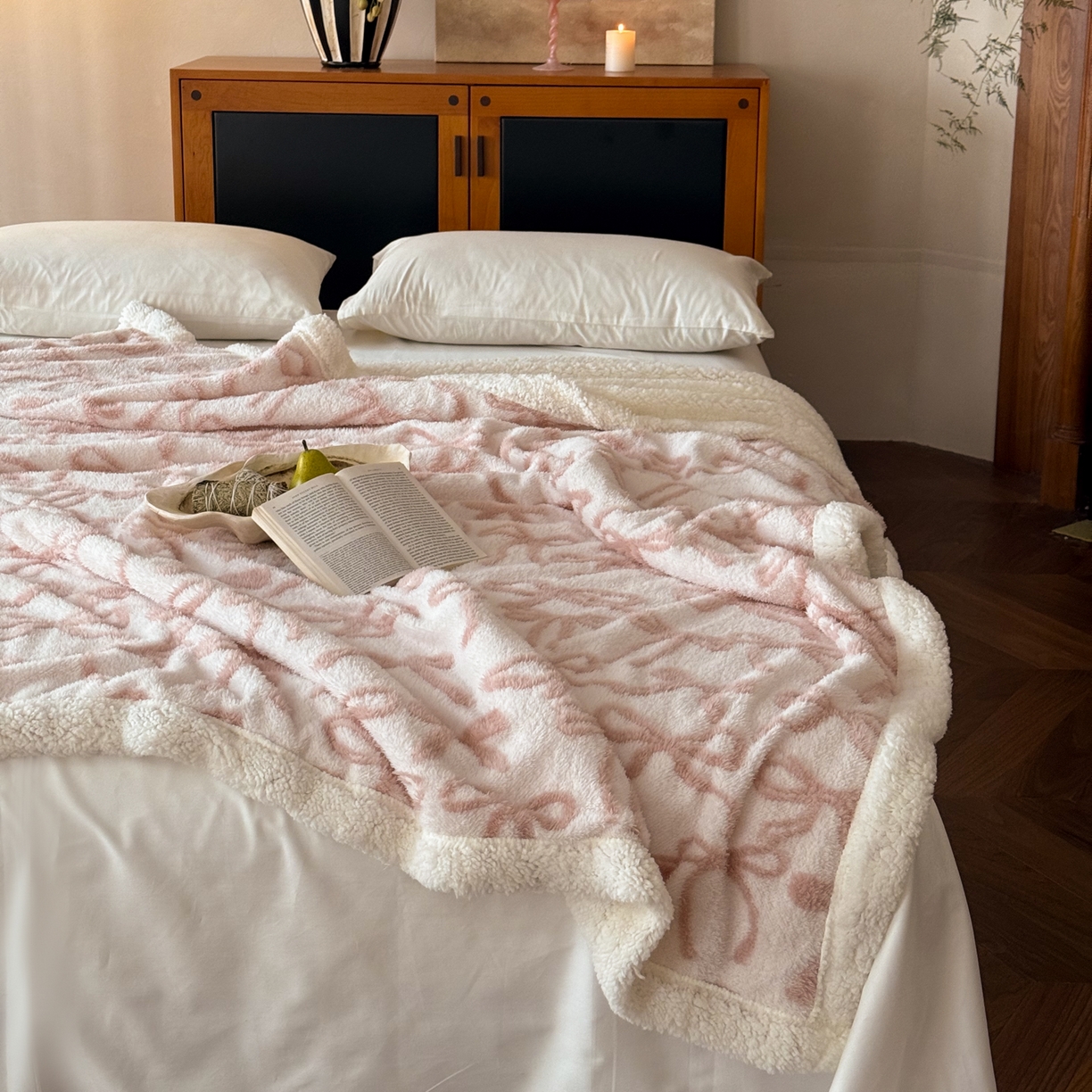 91家纺网 家纺一手货源 找家纺 （总）云栖家居 2025双层加厚单双人毛毯午休毯立体提花羊羔绒盖毯