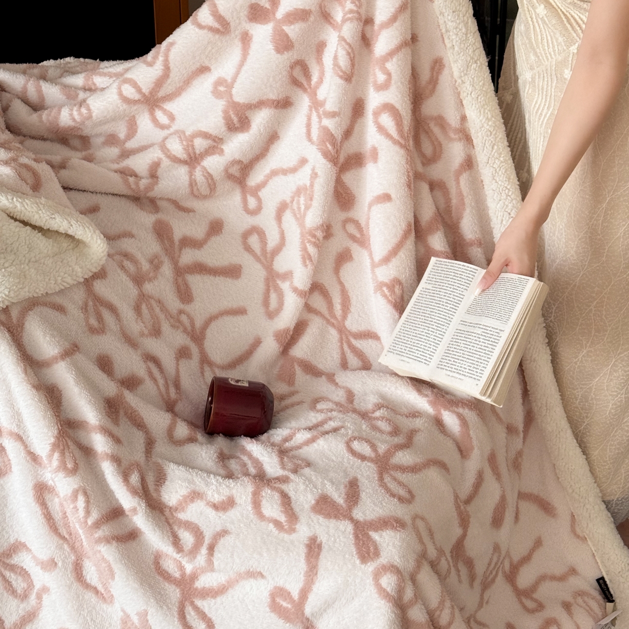 91家纺网 家纺一手货源 找家纺 （总）云栖家居 2025双层加厚单双人毛毯午休毯立体提花羊羔绒盖毯