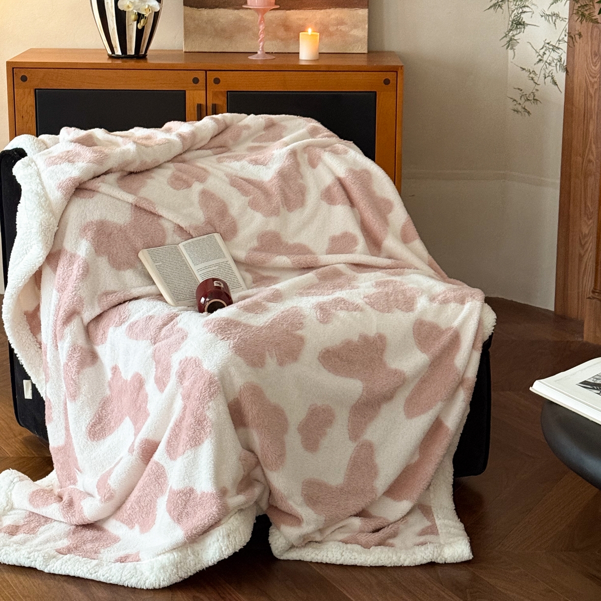 91家纺网 家纺一手货源 找家纺 （总）云栖家居 2025双层加厚单双人毛毯午休毯立体提花羊羔绒盖毯