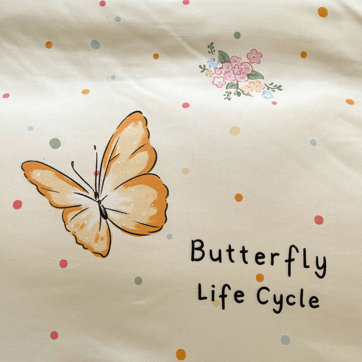 91家纺网 家纺一手货源 找家纺 笠裙 2025新款爆款A类水洗棉印花床盖四件套 床盖-比翼