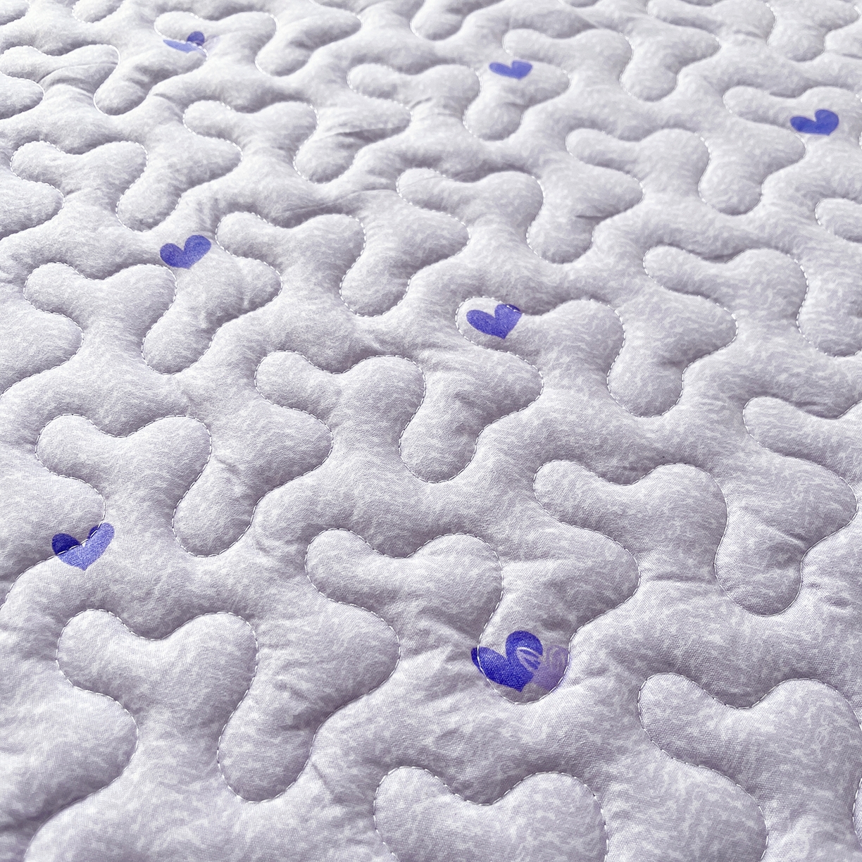 91家纺网 家纺一手货源 找家纺 笠裙 2025新款爆款A类水洗棉印花床盖四件套 床盖-心律