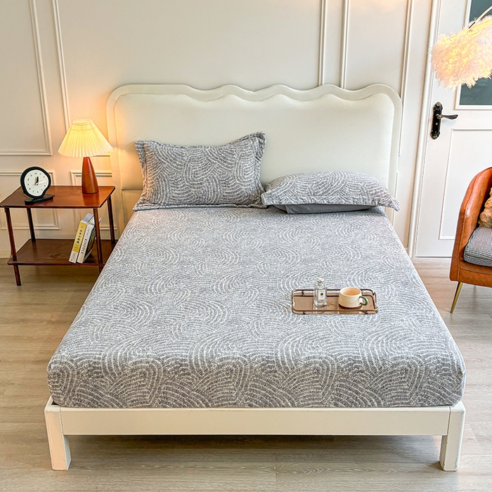 91家纺网 家纺一手货源 找家纺 菡宝 2025新款简约良品风牛奶绒四件套-查尔斯系列 支持定做定制尺寸 卡伦