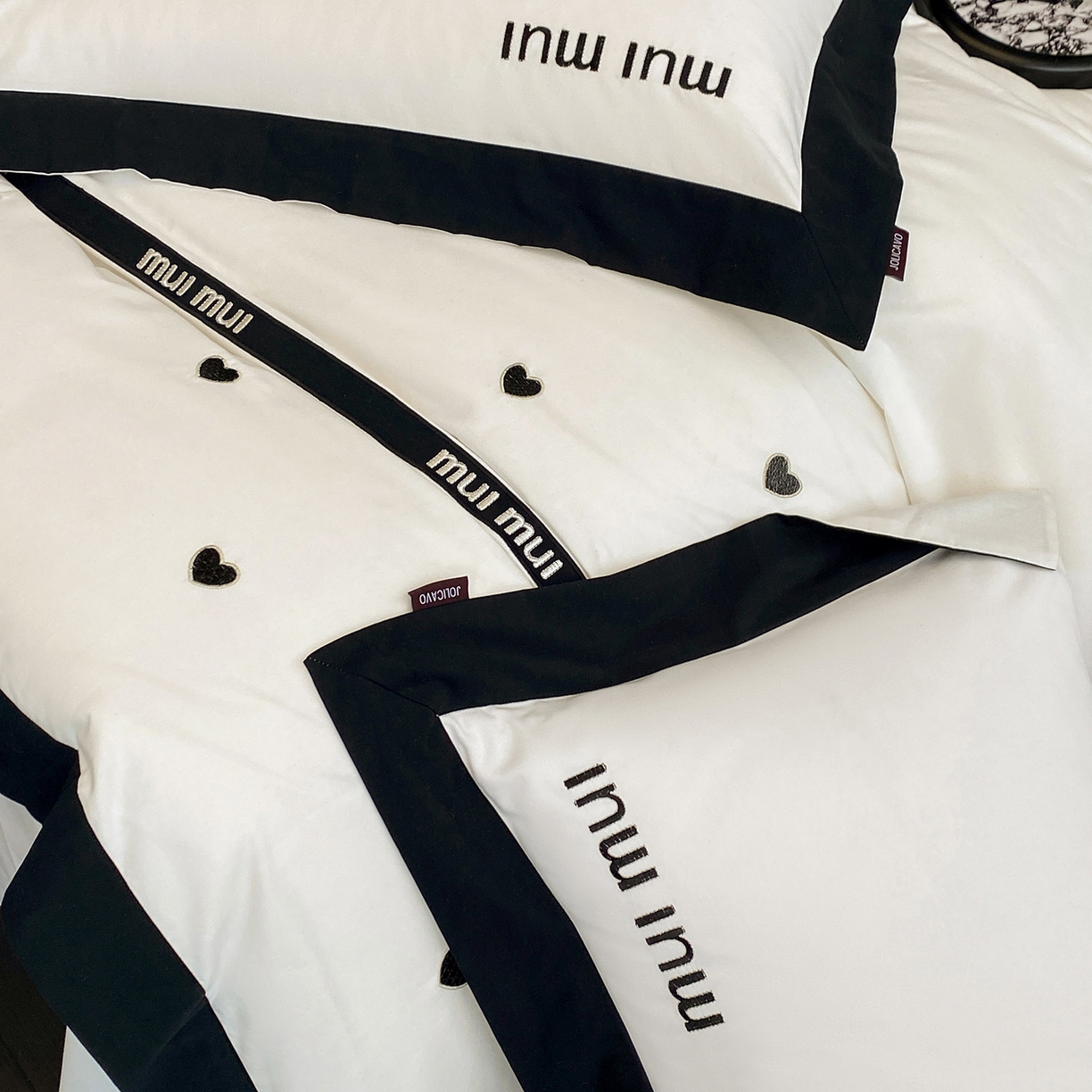 91家纺网 家纺一手货源 找家纺 （总）高端A类加厚保暖全棉磨毛四件套纯棉被套奢侈品同款刺绣轻奢床笠款秋冬床上用品