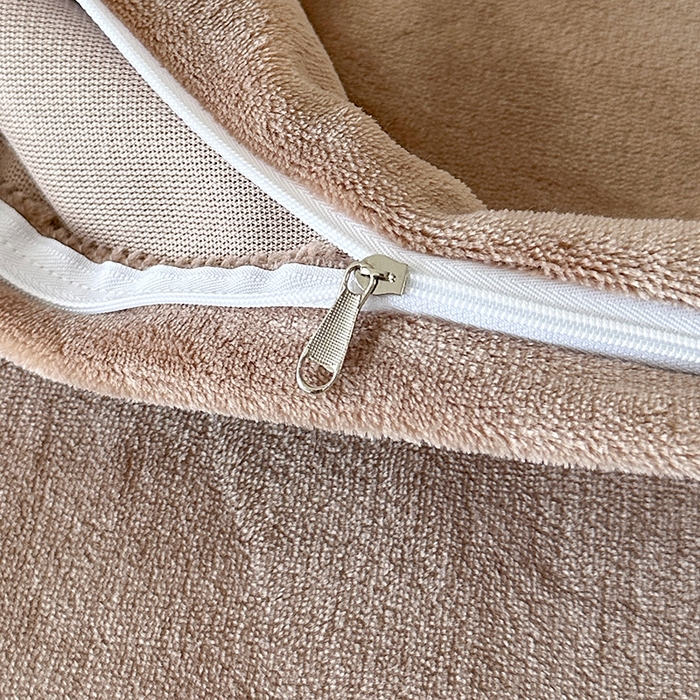 91家纺网 家纺一手货源 找家纺 太阳树 2025新款高克重兔毛绒牛奶绒四件套 海岸香颂—米黄