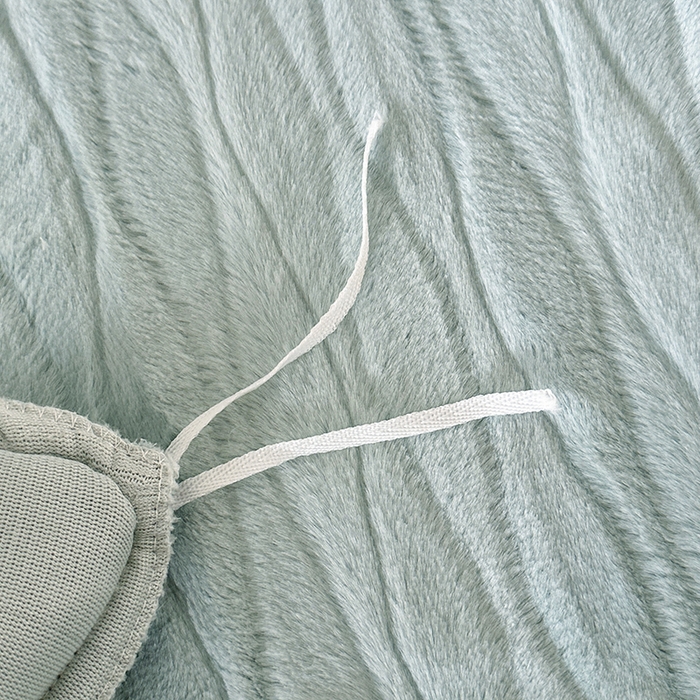 91家纺网 家纺一手货源 找家纺 太阳树 2025新款高克重兔毛绒牛奶绒四件套 海岸香颂—青草绿