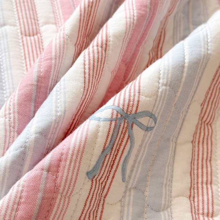 91家纺网 家纺一手货源 找家纺 美优兰 2025新款双面全棉水洗床盖 听海