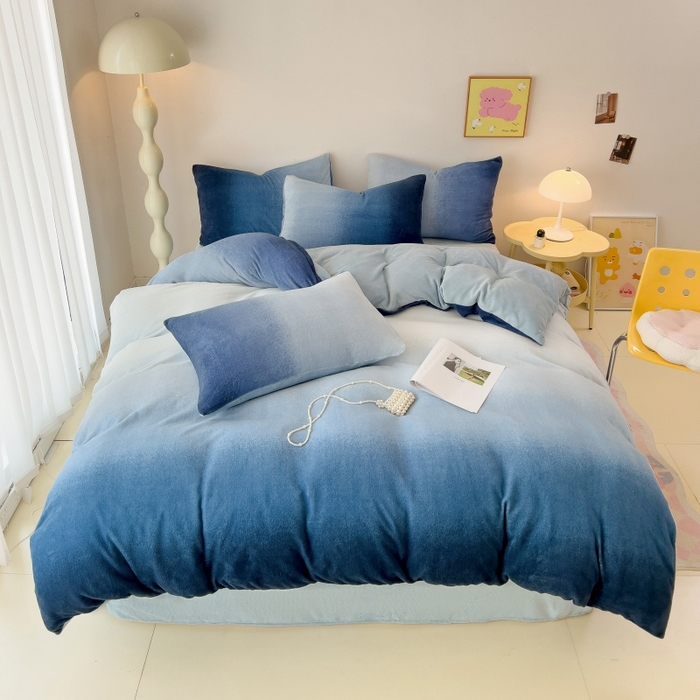 91家纺网 家纺一手货源 找家纺 （总）麦瑞家纺 2025新款印花牛奶绒四件套跑量款