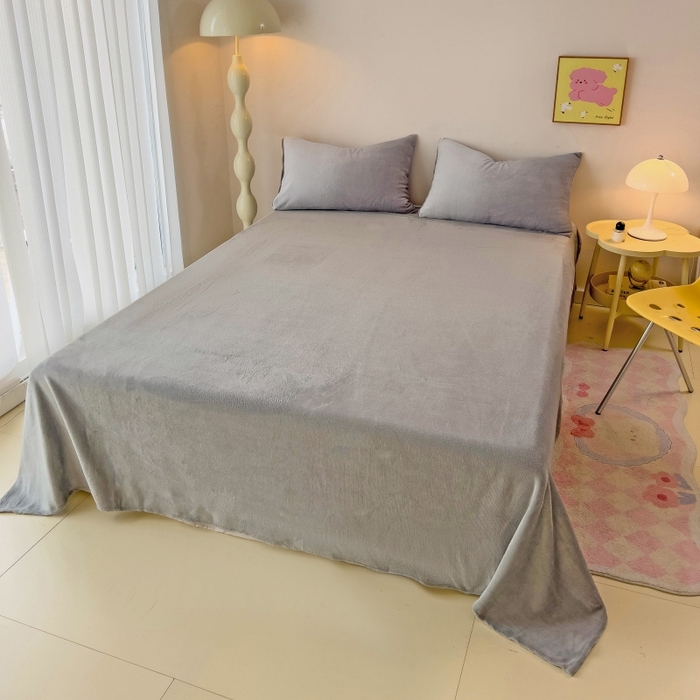 91家纺网 家纺一手货源 找家纺 麦瑞家纺 2025新款印花牛奶绒四件套跑量款 渐变-灰