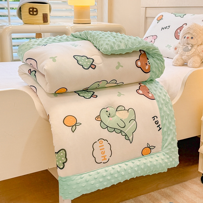 91家纺网 家纺一手货源 找家纺 （总）天瑜家纺205新款A类针织面料手包豆豆绒冬被大豆被