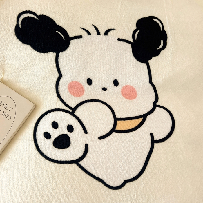 91家纺网 家纺一手货源 找家纺 麦瑞家纺 2025新款印花牛奶绒四件套跑量款 旺旺队