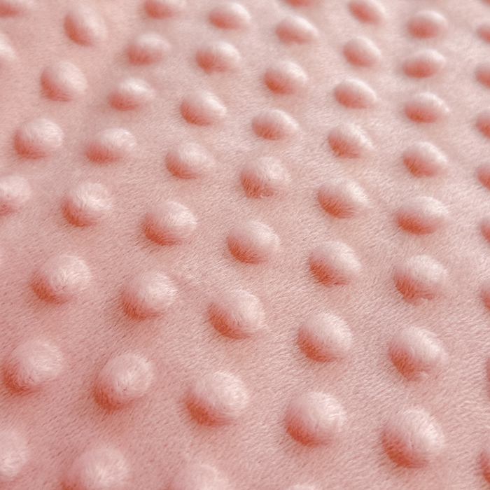 91家纺网 家纺一手货源 找家纺 天瑜家纺205新款A类针织面料手包豆豆绒冬被大豆被 幸运狗粉