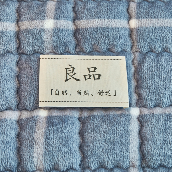 91家纺网 家纺一手货源 找家纺 （总）喜居 2025新款无印风牛奶绒床褥垫-大床图 良品系列