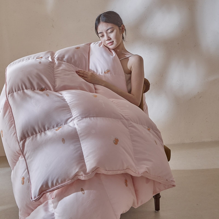 91家纺网 家纺一手货源 找家纺 （总）暖羽屋羽绒馆 2025新款绒子含量95白鸭绒羽绒被双人婚庆冬被芯95羽绒被子事事如意款