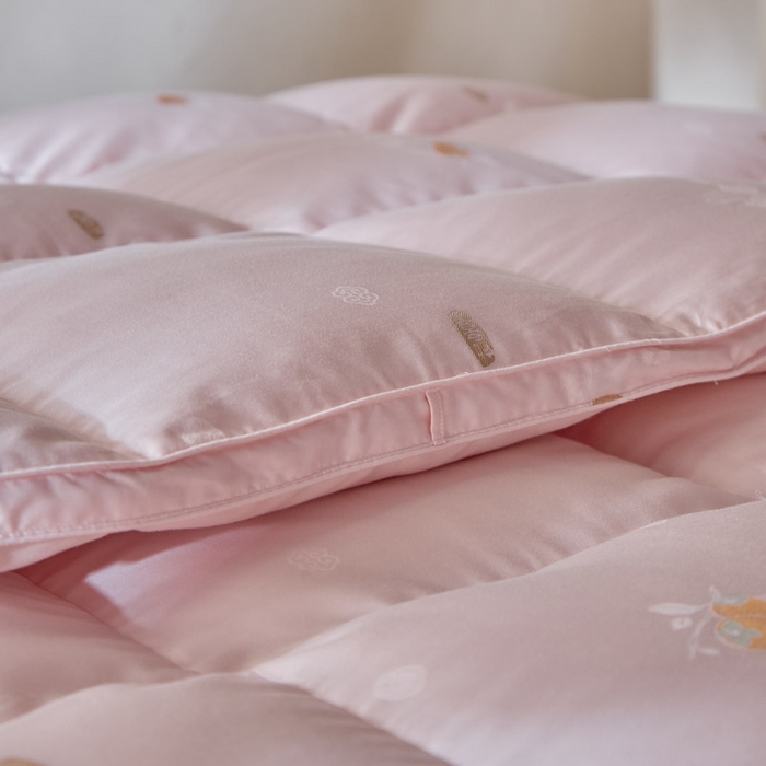 91家纺网 家纺一手货源 找家纺 （总）暖羽屋羽绒馆 2025新款绒子含量95白鸭绒羽绒被双人婚庆冬被芯95羽绒被子事事如意款