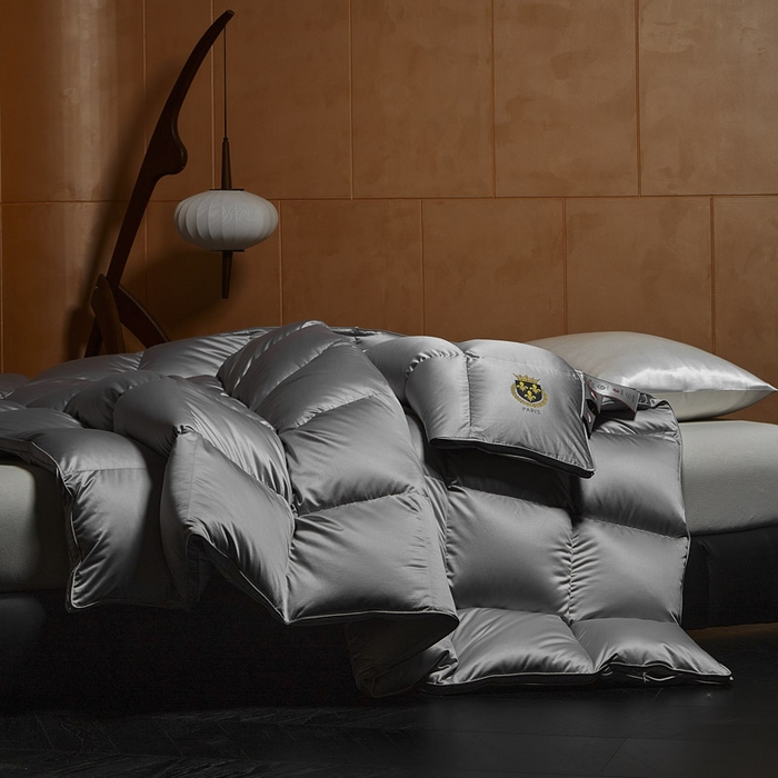 91家纺网 家纺一手货源 找家纺 （总）暖羽屋羽绒馆 2025新款白鸭绒被 莱赛尔95绒子含量鸭绒被子 羽绒被芯 双人冬被 婚庆春秋被