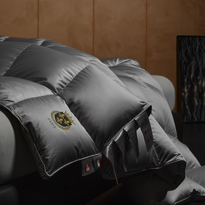 91家纺网 家纺一手货源 找家纺 （总）暖羽屋羽绒馆 2025新款白鸭绒被 莱赛尔95绒子含量鸭绒被子 羽绒被芯 双人冬被 婚庆春秋被