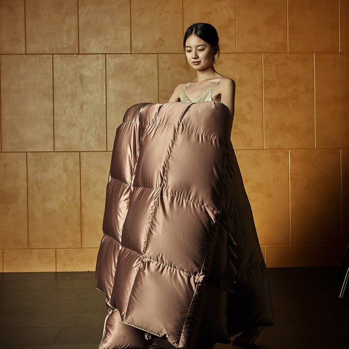 91家纺网 家纺一手货源 找家纺 暖羽屋羽绒馆 2025新款白鸭绒被 莱赛尔95绒子含量鸭绒被子 羽绒被芯 双人冬被 婚庆春秋被 X卡尔佩斯  棕色