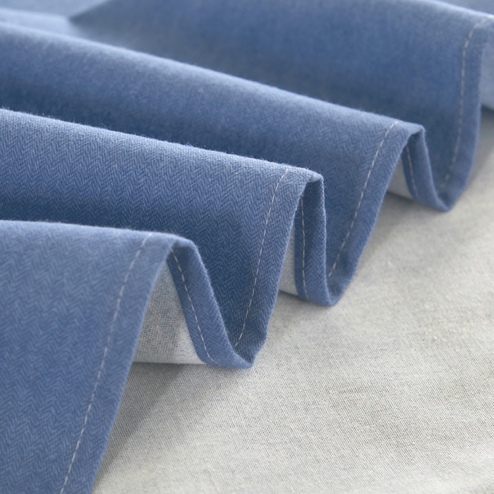 91家纺网 家纺一手货源 找家纺 七仙女家纺 2025新款全棉生态磨毛-前程似锦系列-大炕单 莱茵蓝